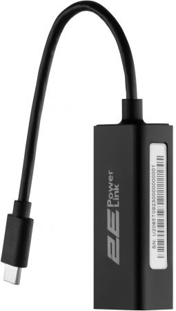 Купить переходник и адаптер Мережевий адаптер 2E PowerLink U2085T 1xGE, USB Type-C (2E-U2085T) | Фото 4