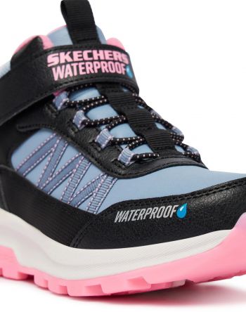 Черевики підліткові для дівчинки Skechers Storm Blazer 303493L BKLP 32 (1 US) чорні /блакитний | Фото 2