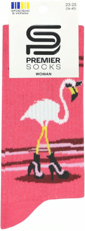 Шкарпетки жіночі Premier Socks Blask&white on pink 36-40 1 пара рожеві (4820203348886) | Фото 4