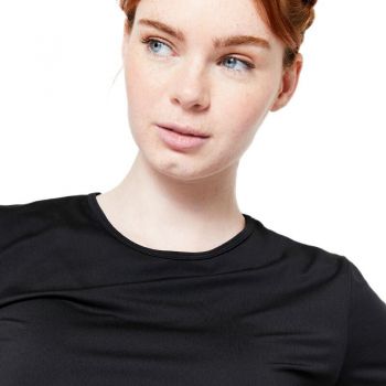 Футболка жіноча для фітнесу Domyos FTS 100 8806764 XL чорна (4878768_Domyos) | Фото 4