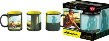 Кружка GoodLoot Game Art Chronicles Cyberpunk 2077 V & Edward Hopper (5908305247647) | Фото 4