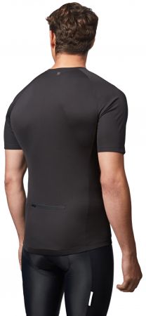 Джерсі чоловіче для шосейного велоспорту Van Rysel Essential з короткими рукавами 8569821 L чорне | Фото 2