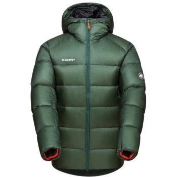 Пухова куртка Mammut (1013-02660) Meron IN Hooded Jacket 2024 Woods-Black XL зелений (7619876354655) | Фото 1