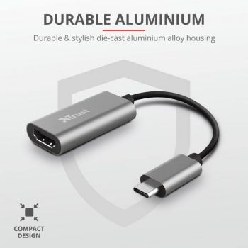 Купить переходник и адаптер TRUST Dalyx USB-C to HDMI Adapter (23774) | Фото 3