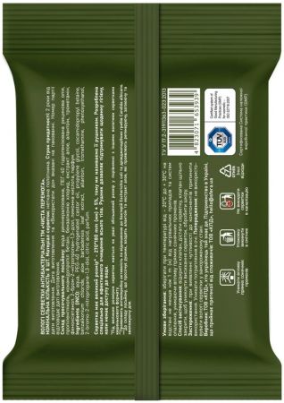 Серветки вологі антибактеріальні Чиста Перемога Мілітарі 8 шт (4823071653939) | Фото 3