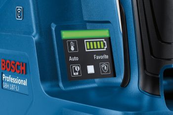 Акумуляторний перфоратор BOSCH GBH 187-LI Professional с 2 акб GBA 18V 5.0Ah (0.611.923.021) | Фото 12