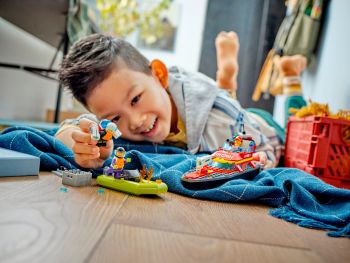 Купить конструктор LEGO City Човен пожежної бригади (60373) | Фото 4