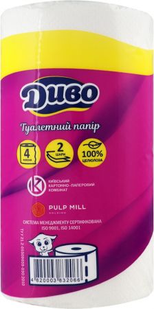 Туалетний папір Диво Econom 2 шари 4 шт (4820003832066) Купить бумагу туалетную Туалетний папір Диво Econom 2 шари 4 шт (4820003832066) | Фото 5