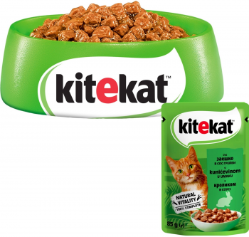 Вологий корм для котів КІТЕКАТ з Кролик в соусі 85г Вологий корм для котів КІТЕКАТ з Кролик в соусі 85г | Фото 5