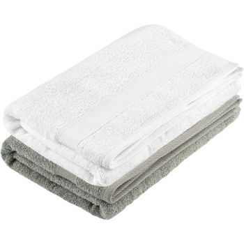 Набір махрових рушників Ardesto SuperSoft, білий, зелений 70х140см (ART2270PB_ART2270SS) | Фото 1