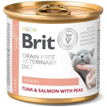 Консерва для котів Brit GF Veterinary Diet з хронічною нирковою недостатністю 200г (8595602549870) | Фото 1