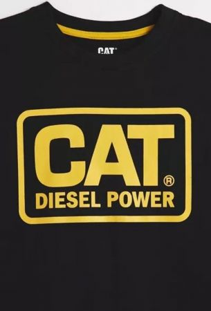 Футболка чоловіча Caterpillar (CAT) 1510451 12469 S чорна | Фото 4