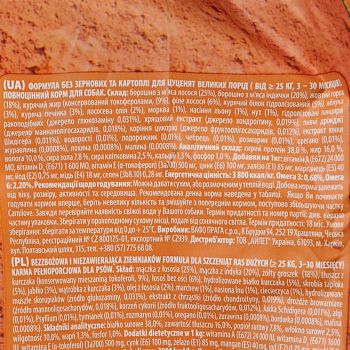 Сухий корм для цуценят великих порід Carnilove Salmon & Turkey Large Breed Puppy 12 кг (8595602508846) Сухий корм для цуценят великих порід Carnilove Salmon & Turkey Large Breed Puppy 12 кг (8595602508846) | Фото 6