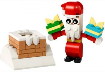 Конструктор LEGO Creator Різдвяні забави з димарем із Сантою (30692) | Фото 2