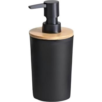 Диспенсер для мила ARDESTO Minimalism 380мл, поліпропілен, бамбук, чорний (ARHB3104BB) Диспенсер для мила ARDESTO Minimalism 380мл, поліпропілен, бамбук, чорний (ARHB3104BB) | Фото 1