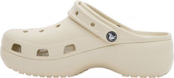 Крокси жіночі Crocs Classic Platform Clog W 206750-2Y2 40 (W9 US) світло-бежеві (191448963504) | Фото 4
