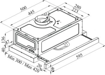 Витяжка ARDESTO HT-F700MW Витяжка ARDESTO HT-F700MW | Фото 2
