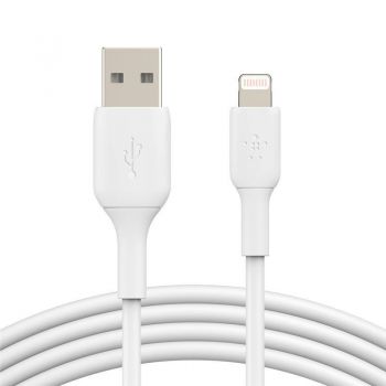 BELKIN USB-A - Lightning, 1m, PVC, white (CAA001BT1MWH) | Фото 3