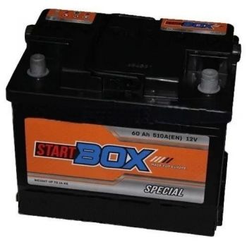 Автомобільний акумулятор StartBox 60Ah-12v SpeciaL+, L+, EN510 (5237931137) | Фото 1