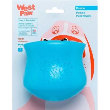 Іграшка для собак West Paw Toppl Small Топпл для ласощів малий блакитний 8см (ZG083AQA) | Фото 1