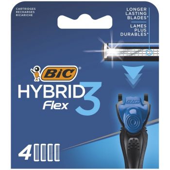 BIC Flex 3 Hybrid 4 шт (3086123480926) BIC Flex 3 Hybrid 4 шт (3086123480926) | Фото 1