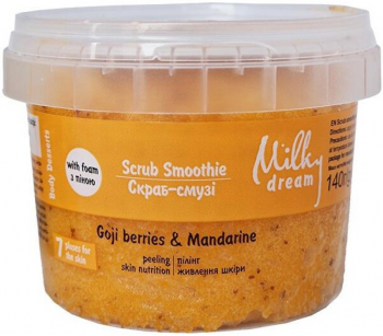 Купить гель и скраб для тела Скраб-смузі з піною Milky Dream Goji berries & Mandarine 140г (4820205303845) | Фото 2