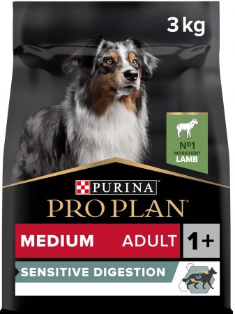 Сухий корм для собак середніх порід із чутл. травленням Purina Pro Plan Medium Sensitive ягня, 3 кг(7613035214798) Сухий корм для собак середніх порід із чутл. травленням Purina Pro Plan Medium Sensitive ягня, 3 кг(7613035214798) | Фото 2