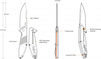 Ніж складний Ruike D191-G Ніж складний Ruike D191-G | Фото 7
