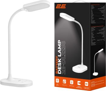 Купить настольную лампу Лампа настільна з акумулятором 2E 9Вт 3000K-5700K 2200мАг USB-С біла (2E-DL2236) | Фото 9