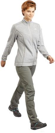 Кофта флісова жіноча для гірського туризму Quechua MH120 8569508 L сіра (2956242_Quechua) Кофта флісова жіноча для гірського туризму Quechua MH120 8569508 L сіра (2956242_Quechua) | Фото 3