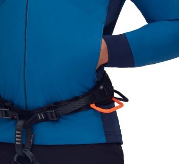 Куртка для туризму Mammut (1013-02150) Rime Light IN Flex Hooded Jacket Men 2024 deep ice-marine XL | Фото 5