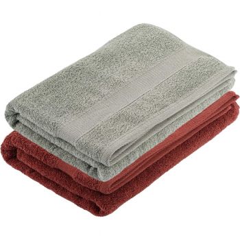 Набір махрових рушників Ardesto SuperSoft, теракота, зелений 70х140см (ART2270RT_ART2270SS) | Фото 1