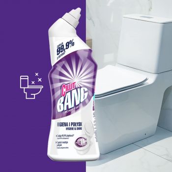 Засіб для чищення туалетів Cillit Bang Сила відбілювання 750 мл (5900627061543) | Фото 5