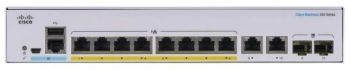 Комутатор Cisco CBS250 Smart 8-port GE, PoE, Ext PS, 2x1G Combo (CBS250-8P-E-2G-EU) | Фото 1