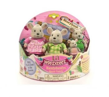 Набір фигурок Li'l Woodzeez Сім'я Мишей (6003Z) | Фото 1