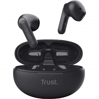 Навушники TWS TRUST Yavi Earphones BT 5.3, ENC, SBC, Mic Black (25298_TRUST) | Фото 1