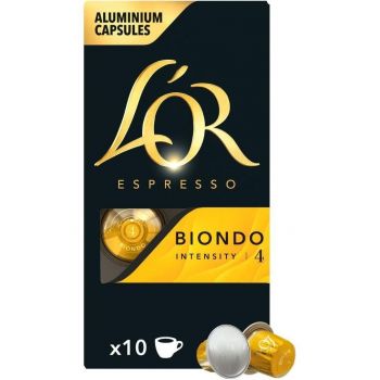 Кава L`OR капсули Espresso Biondo, 100% арабіка , 10шт, Nespresso (8711000686034) | Фото 1
