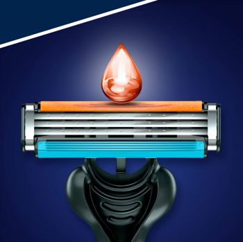 Бритва без змінних картриджів Gillette Blue 3 Nitro, 6шт (7702018362585) | Фото 4