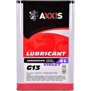 Антифриз Axxis Violet-Purple концентрат G13 (-80°C) 4л (48021106366) (AX-2089) | Фото 1