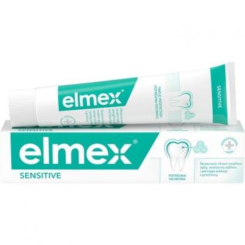 Купить зубную пасту и ополаскиватель Зубна паста COLGATE Elmex Sensitive Plus 75 мл (4007965560200) | Фото 1