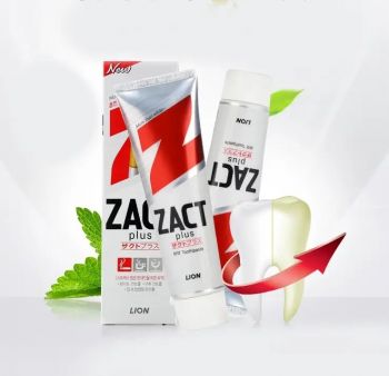LION KOREA Zact Plus Toothpaste для курців 100 г (8806325603849) | Фото 2