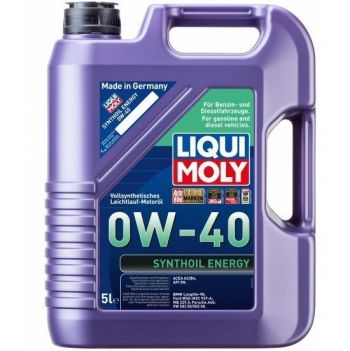 Олива моторна LIQUI MOLY Synthoil Energy 0W-40 5л. (4100420095153) | Фото 1