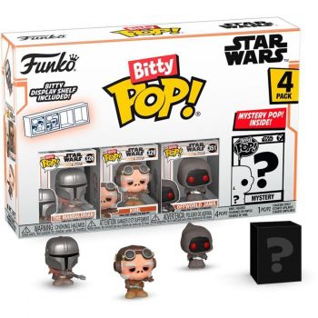 Колекційна фігурка Funko POP (Bitty): Mandalorian  - Mandalorian 4pk (889698754521) | Фото 1