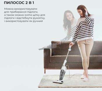 Купить пылесос Пилосос Deerma Corded Hand Stick Vacuum Cleaner DX118C | Фото 7