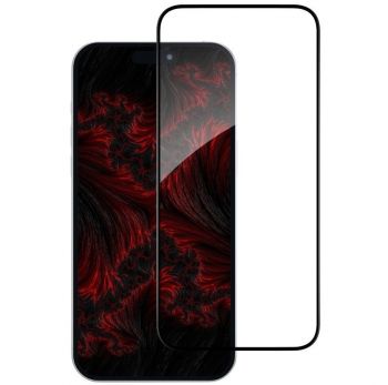 Захисне скло 2E для Apple iPhone 15 Pro, (1 Pack), black border (2E-IP-15P-6.1-SMFCFG-BB) | Фото 1