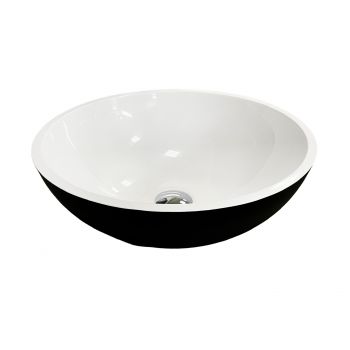 Раковина Adamant Kreis 420х150мм чорно-біла (100003873) Купить раковину Раковина Adamant Kreis 420х150мм чорно-біла (100003873) | Фото 1