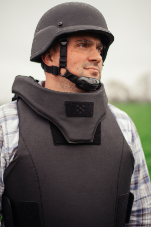 Бронежилет модульний Українська Броня Сивар, клас захисту ДСТУ 2, розмір L, чорний (UCVLBG1) | Фото 12