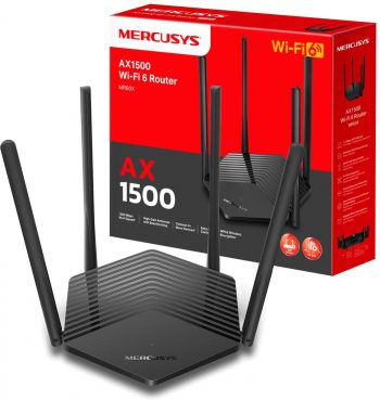 Маршрутизатор MERCUSYS MR60X AX1500 2xGE LAN 1xGE WAN MU-MIMO OFDMA (MR60X) Маршрутизатор MERCUSYS MR60X AX1500 2xGE LAN 1xGE WAN MU-MIMO OFDMA (MR60X) | Фото 5
