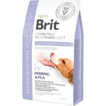 Сухий корм для будь-якого віку Brit VetDiets при порушеннях травлення з оселедцем лососем горохом 12 (8595602528127) | Фото 1