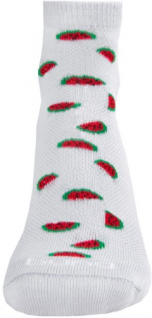 Шкарпетки дитячі Duna 23-26 1 пара білі з принтом Кавуни (4823094648875) | Фото 4